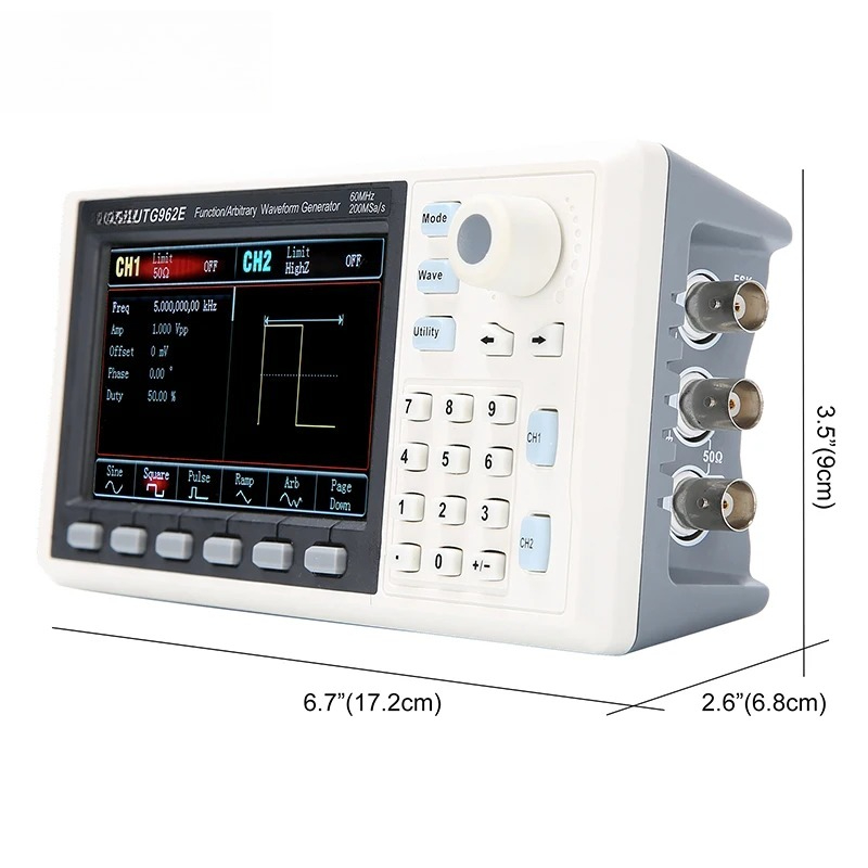 Générateur de signaux de fonct - Dual Channel Arbitrary Waveform Function Generator 60Mhz avis et prix